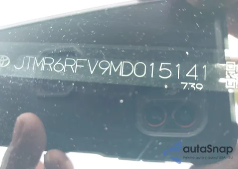 2021 Toyota Rav4 Hybrid Xle from USA, damaged, VIN JTMR6RFV9MD015141